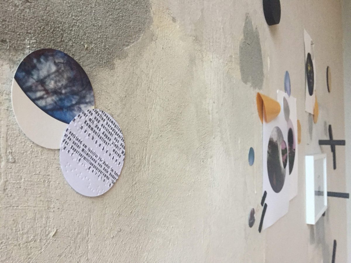 A close up of Kirstin's wall collage.